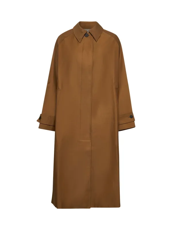Brown Twill Holin Trench Coat sold by Lord & Taylor