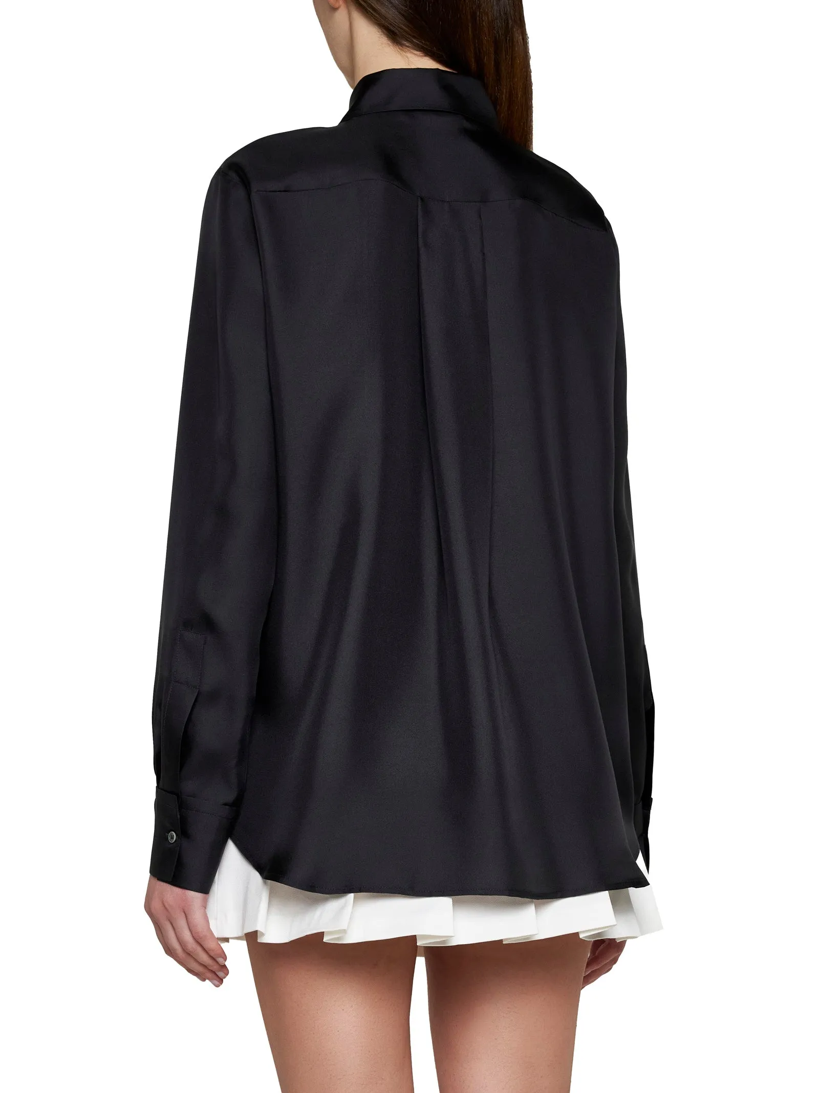 Black Silk Catalpa Shirt sold by Lord & Taylor product image thumbnail 4