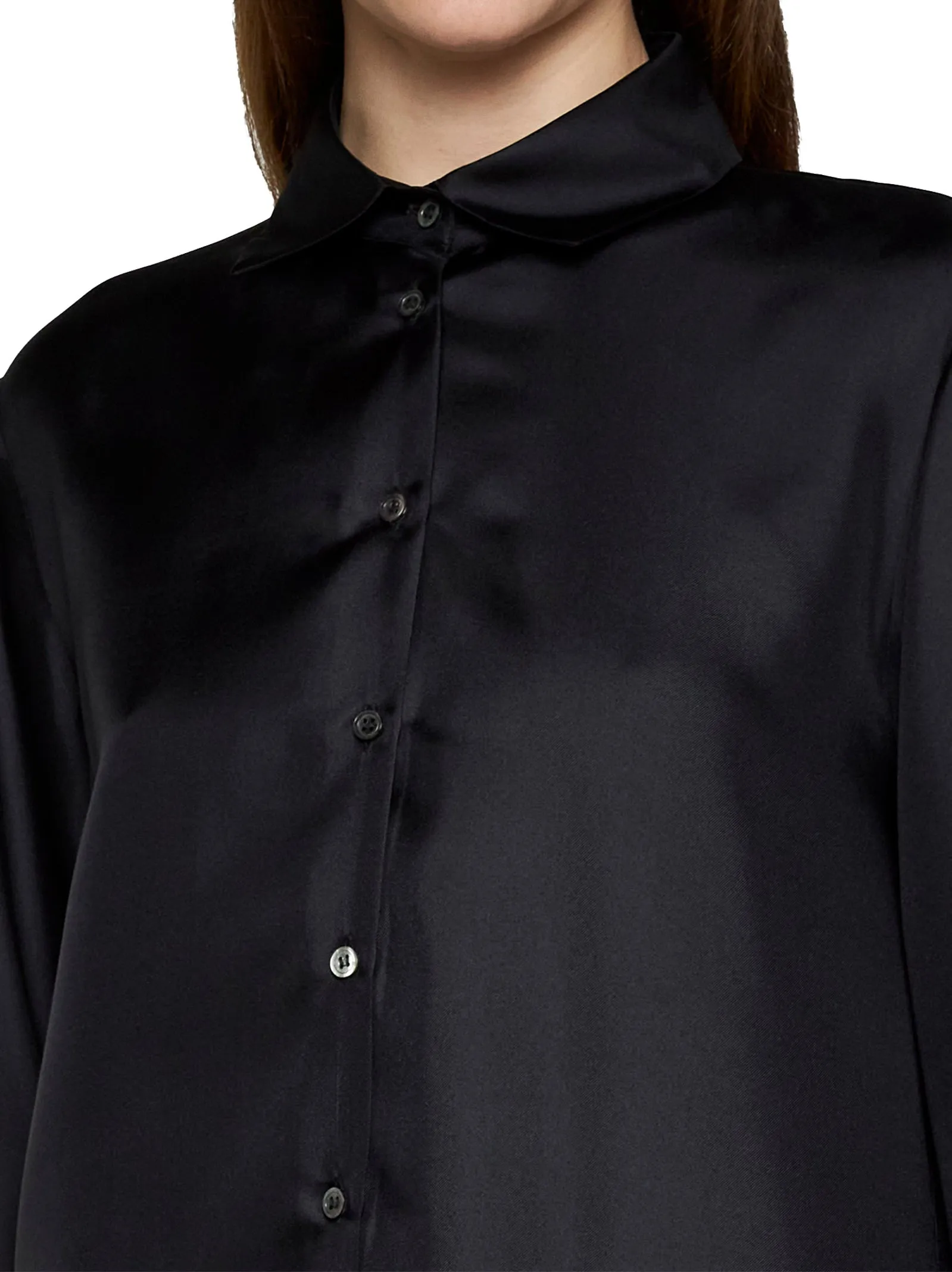 Black Silk Catalpa Shirt sold by Lord & Taylor product image thumbnail 5