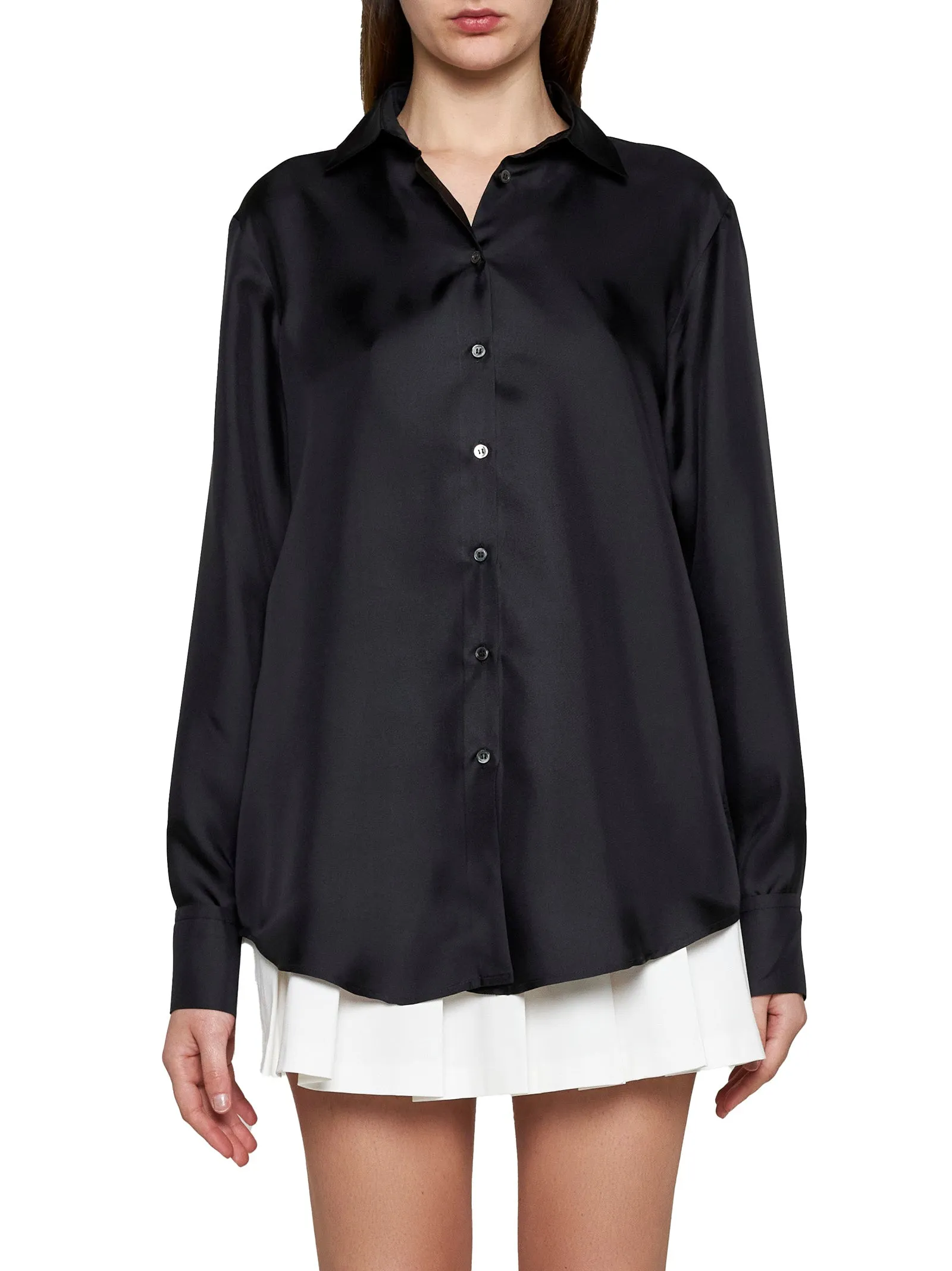 Black Silk Catalpa Shirt sold by Lord & Taylor product image thumbnail 3