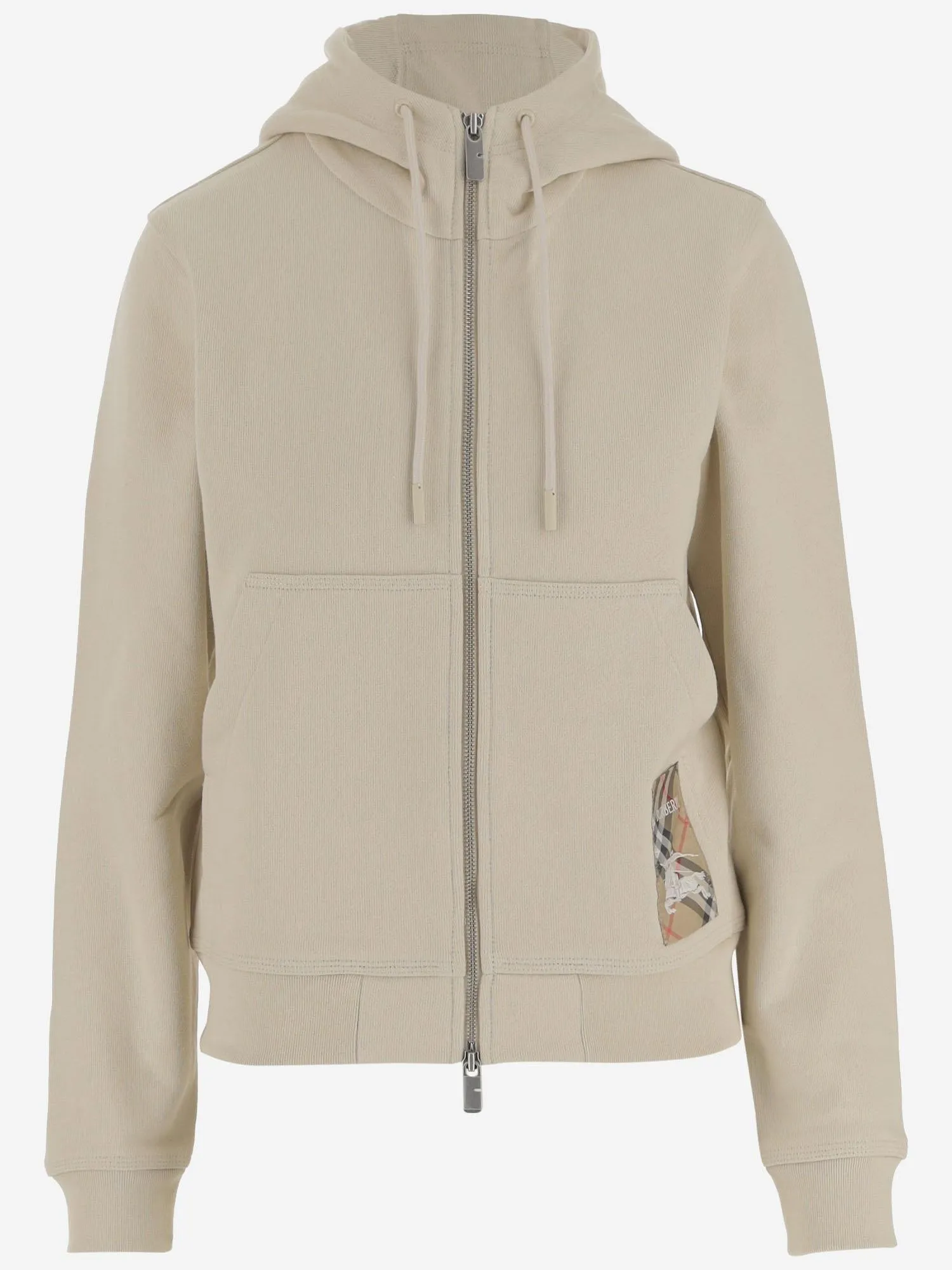 COTTON SWEATSHIRT WITH CHECK LABEL sold by Lord & Taylor