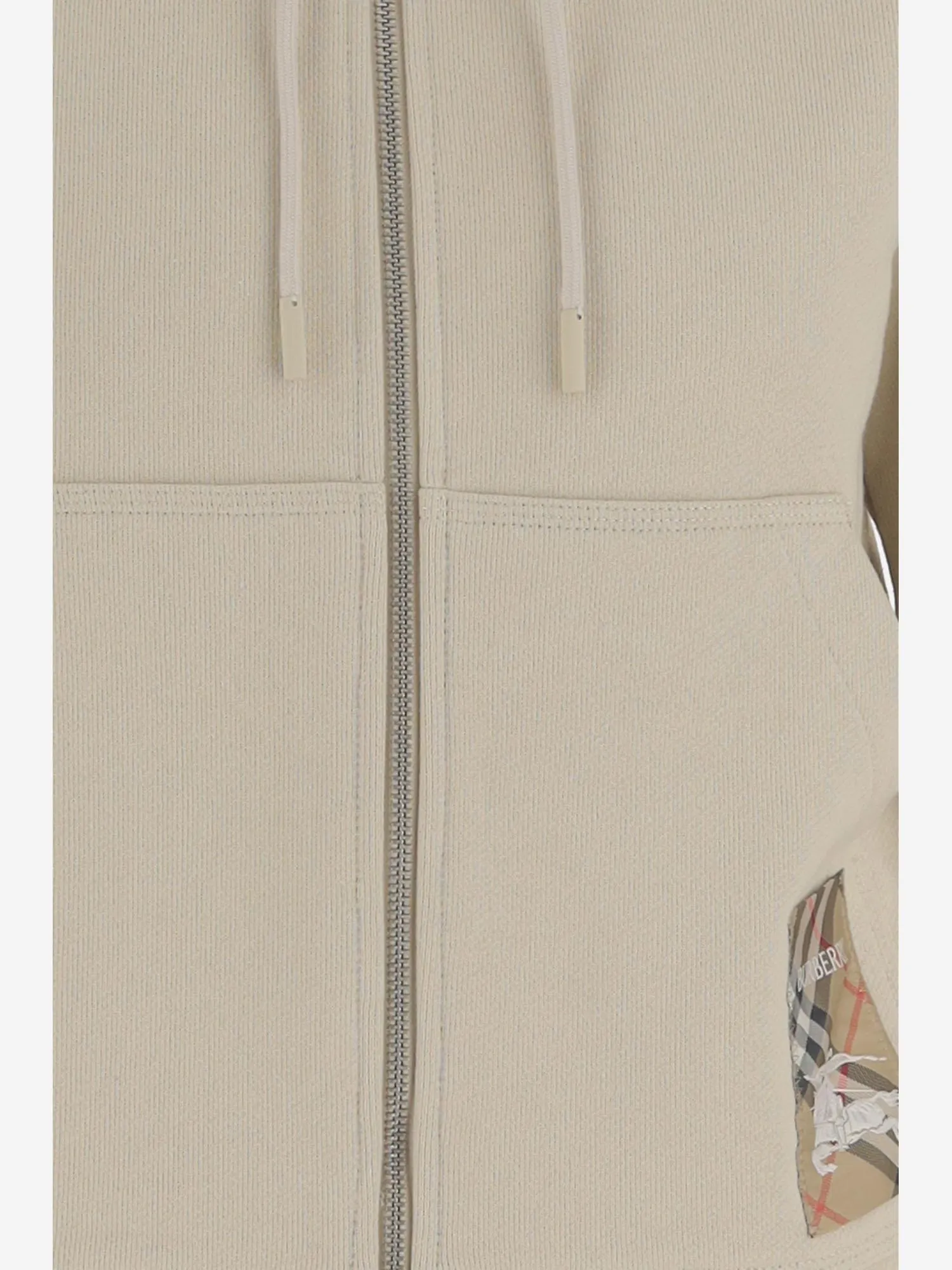 COTTON SWEATSHIRT WITH CHECK LABEL sold by Lord & Taylor product image thumbnail 2