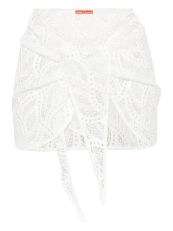 Lace short sarong made by Ermanno Scervino