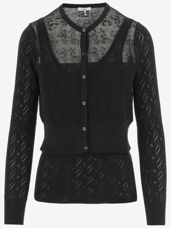 Twin-Set Cotton Sweater sold by Lord & Taylor