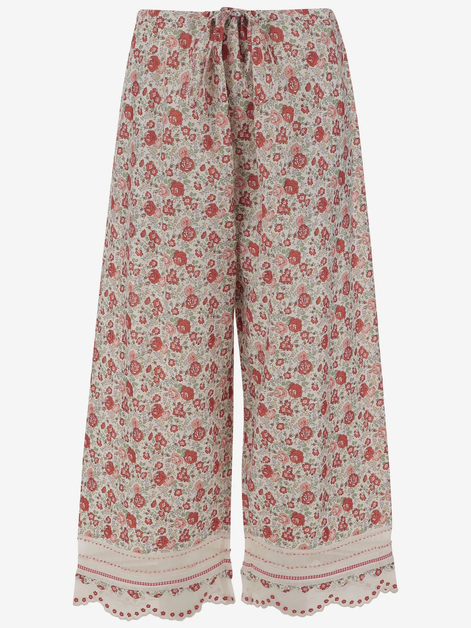 COTTON FLORAL PATTERN PANTS sold by Lord & Taylor