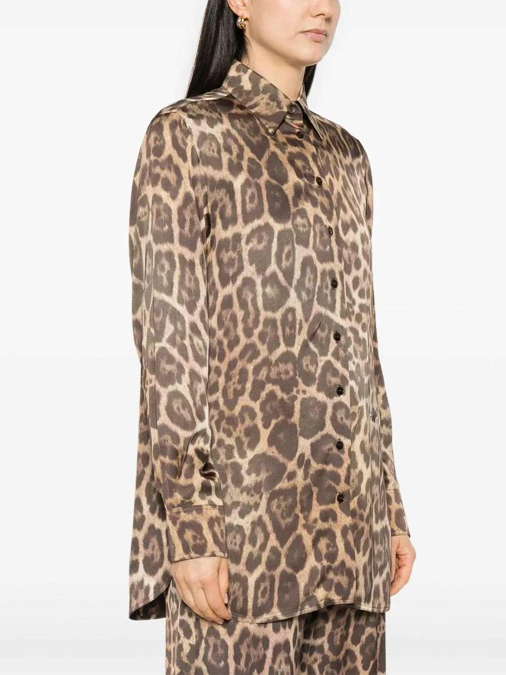 Leopard Oversized Shirt sold by Lord & Taylor product image thumbnail 4