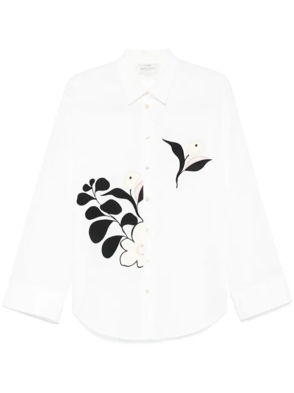 floral-appliqué Shirt sold by Lord & Taylor