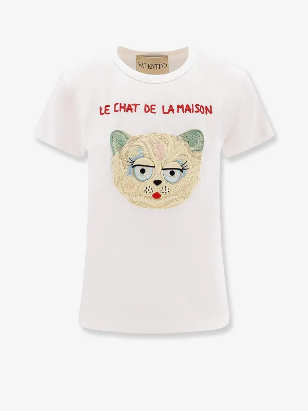 Le chat de la maison jersey t-shirt sold by Lord & Taylor