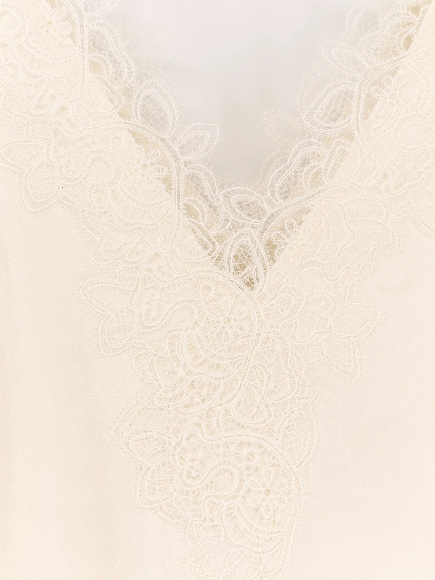 Long silk dress with lace details sold by Lord & Taylor product image thumbnail 5