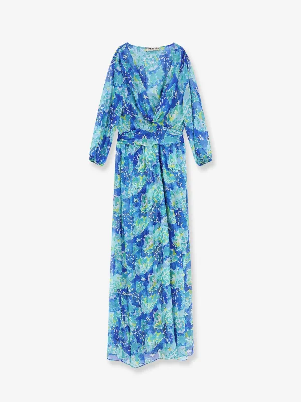 Toki Chiffon Long Dress sold by Lord & Taylor