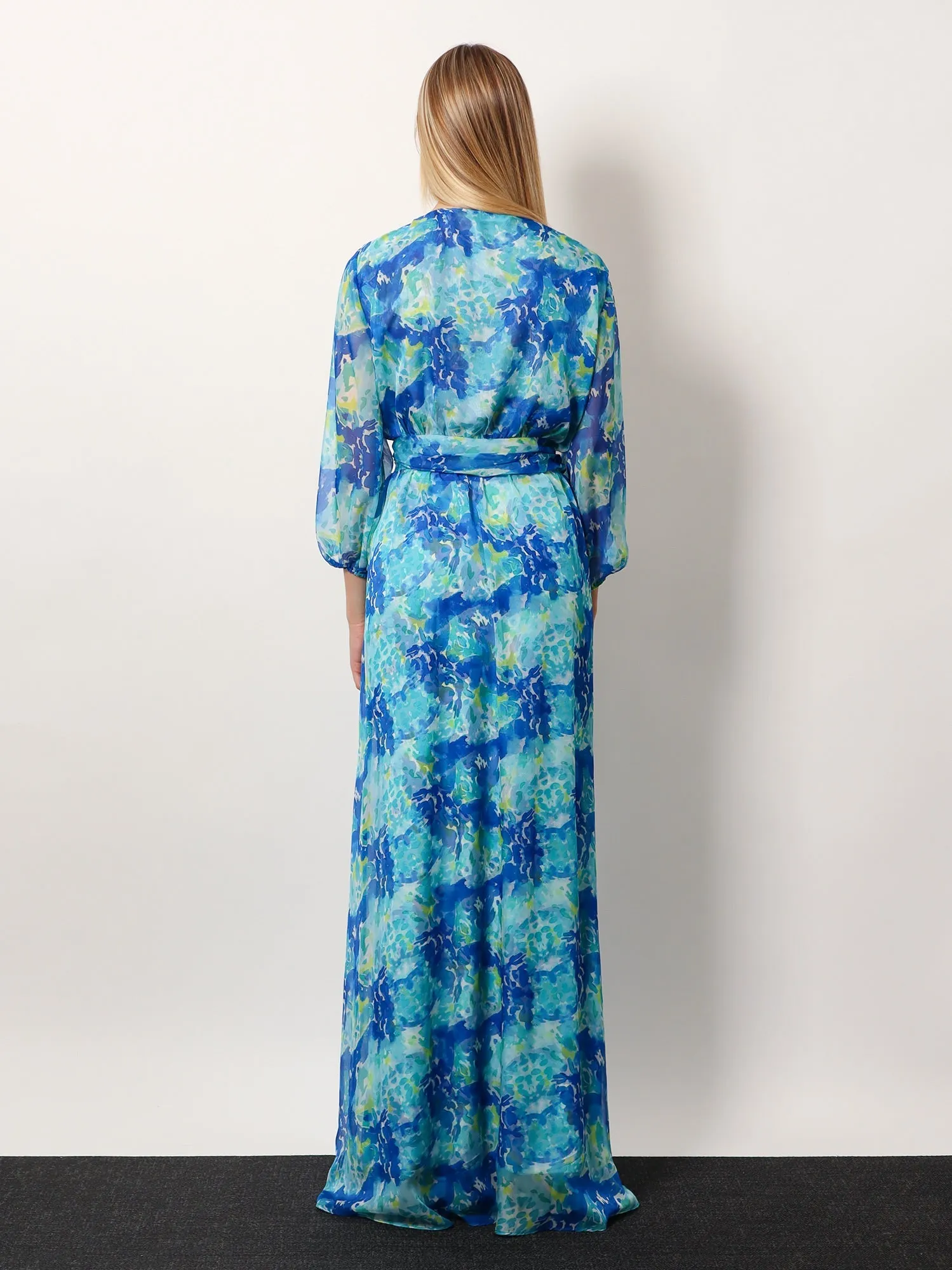 Toki Chiffon Long Dress sold by Lord & Taylor product image thumbnail 3