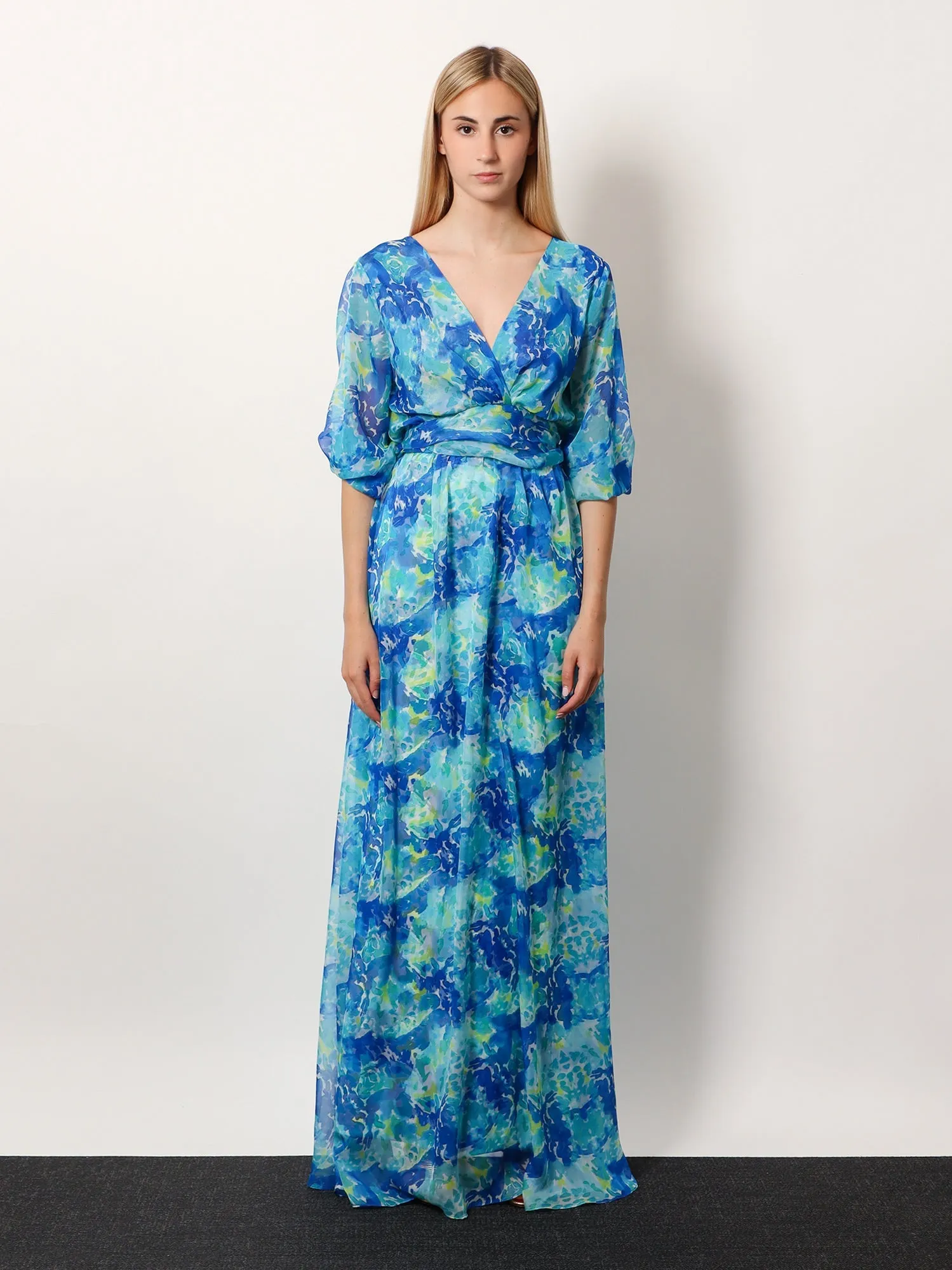Toki Chiffon Long Dress sold by Lord & Taylor product image thumbnail 2
