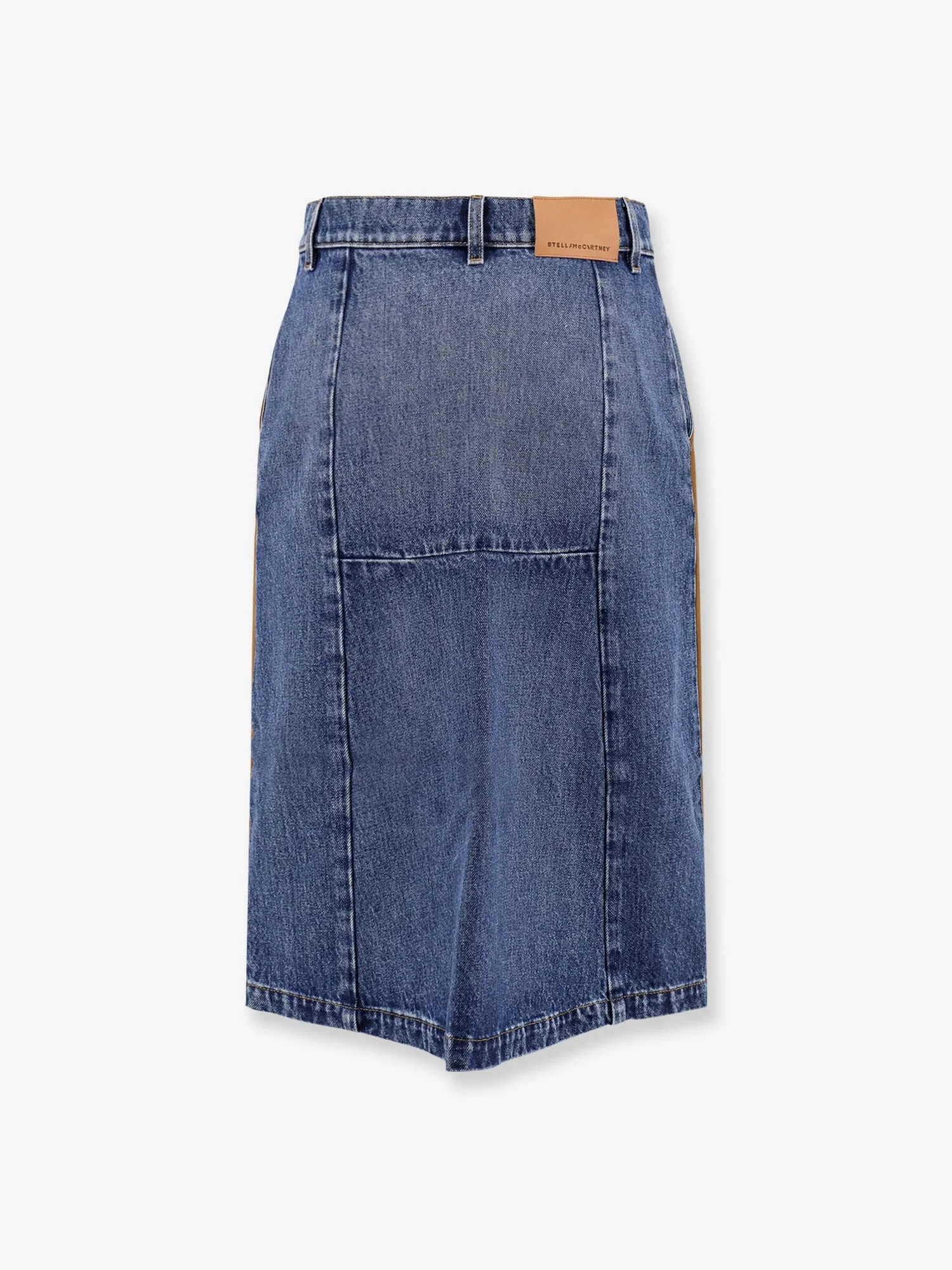 Denim Skirt with Suede Inserts sold by Lord & Taylor product image thumbnail 2