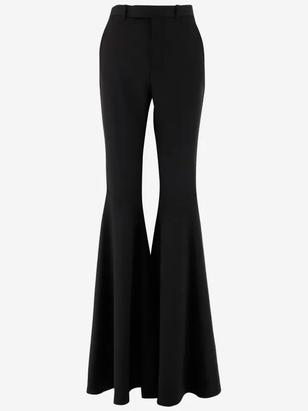 GABARDINE FLARED PANTS sold by Lord & Taylor