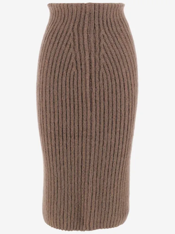 BROWN MOHAIR SKIRT<BR/> sold by Lord & Taylor