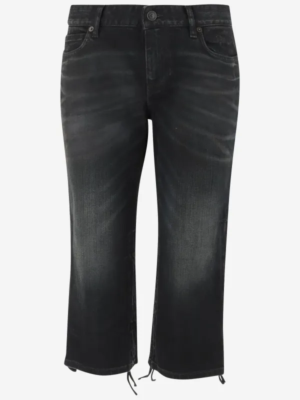 STRETCH COTTON DENIM SHORTS sold by Lord & Taylor