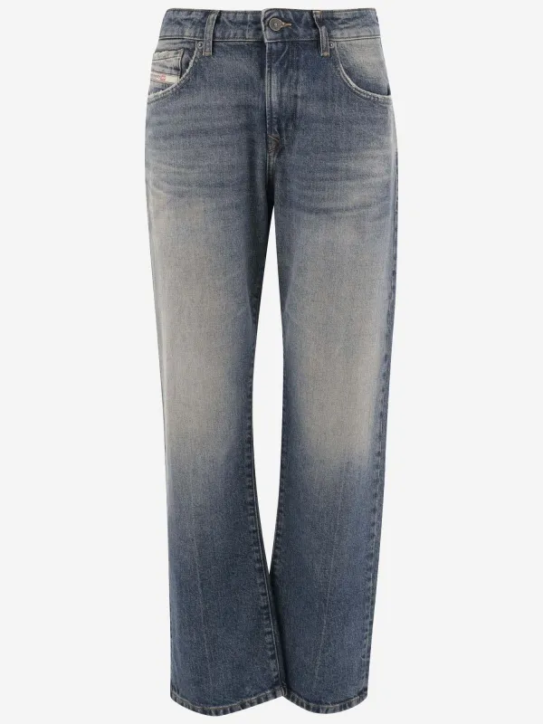 STRETCH COTTON DENIM JEANS made by Diesel