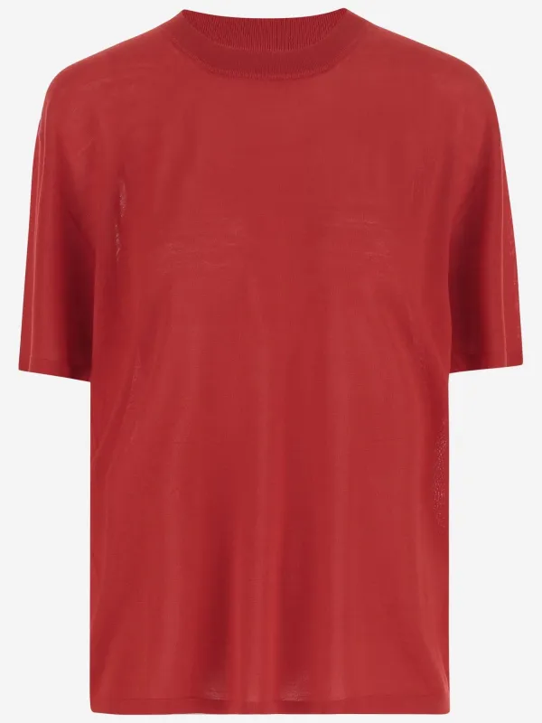 Wool T-Shirt with Logo sold by Lord & Taylor