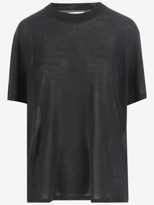 Wool T-Shirt with Logo sold by Lord & Taylor