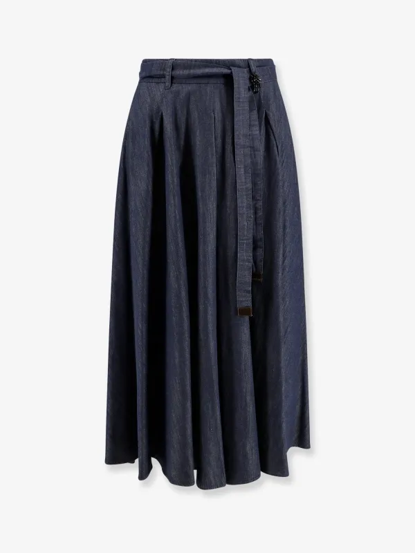 Amanda Denim Skirt sold by Lord & Taylor