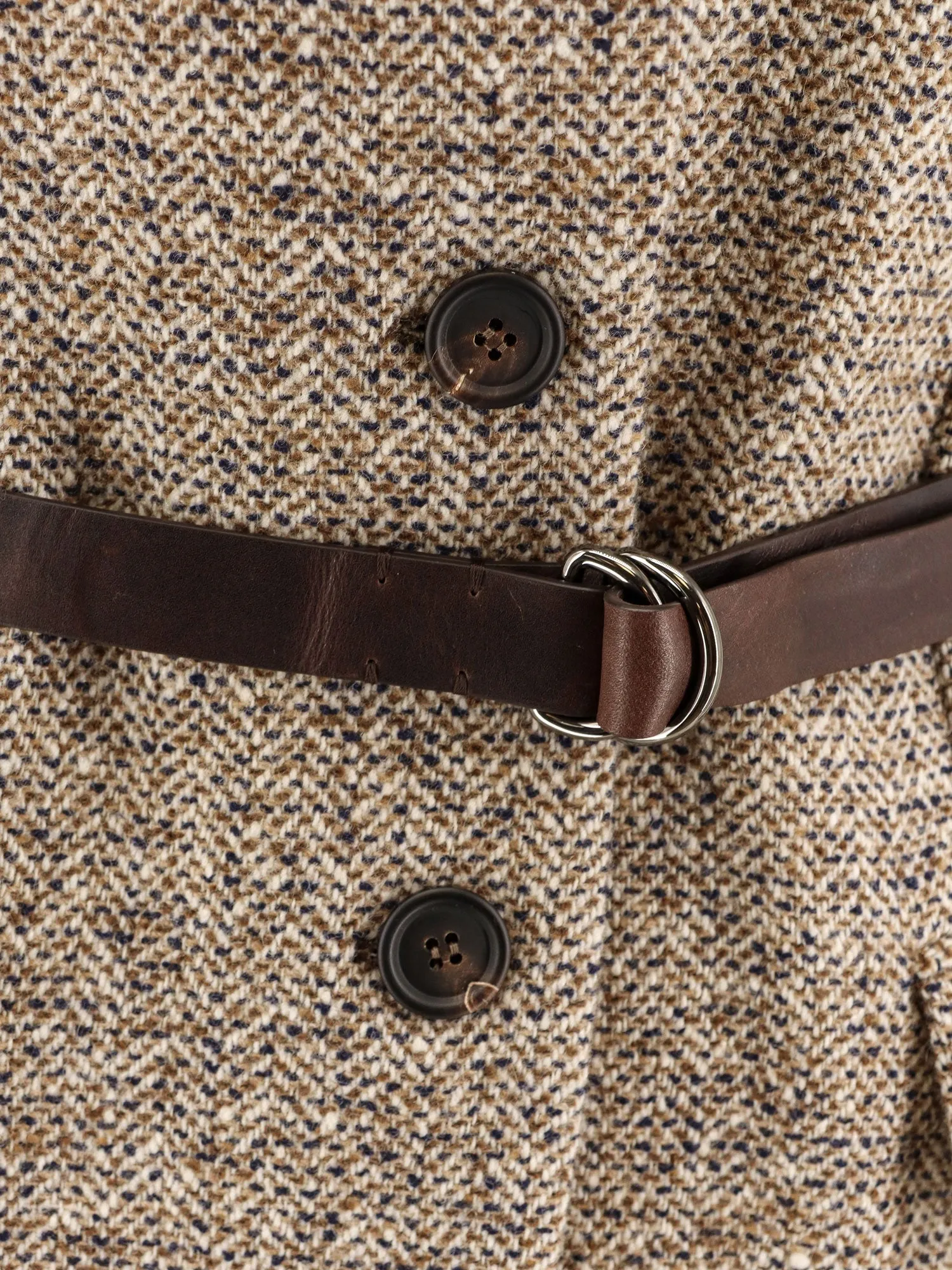 Wool blend vest with leather belt sold by Lord & Taylor product image thumbnail 3