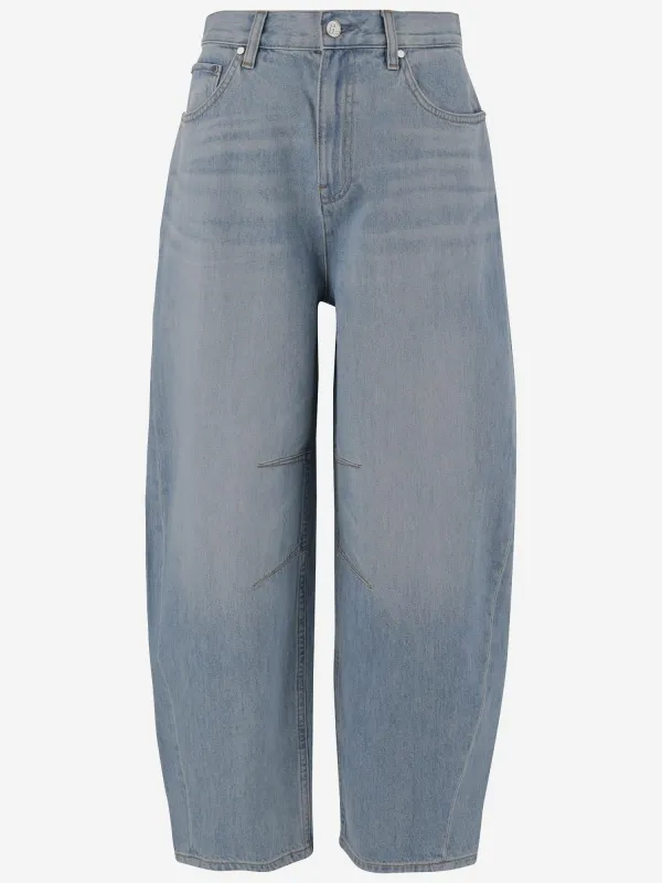 COTTON DENIM COCOON JEANS sold by Lord & Taylor