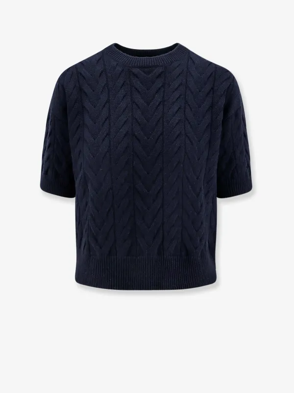 Dominus Wool Sweater with Cable Knit sold by Lord & Taylor