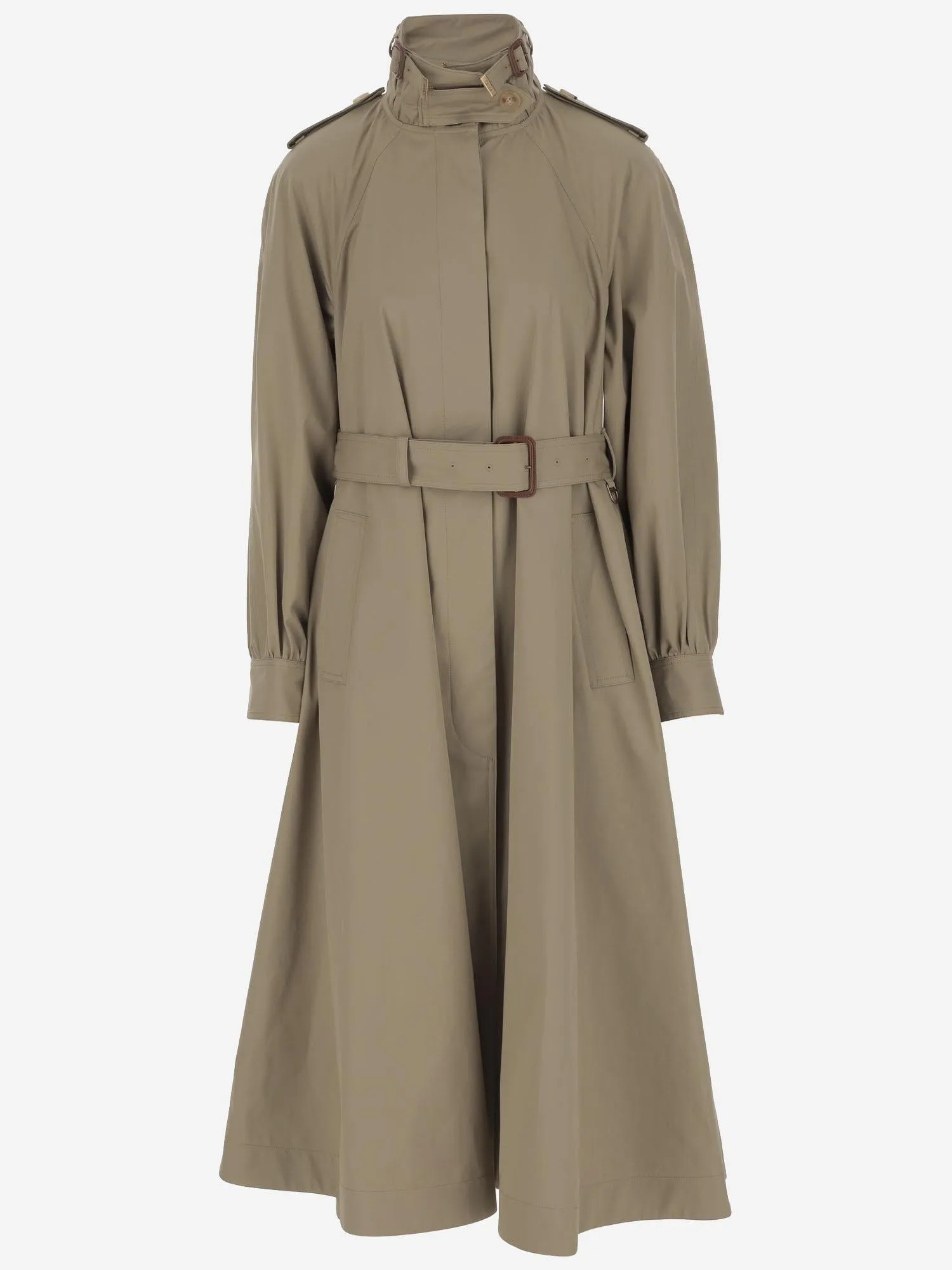Long trench coat made of cotton gabardine sold by Lord & Taylor