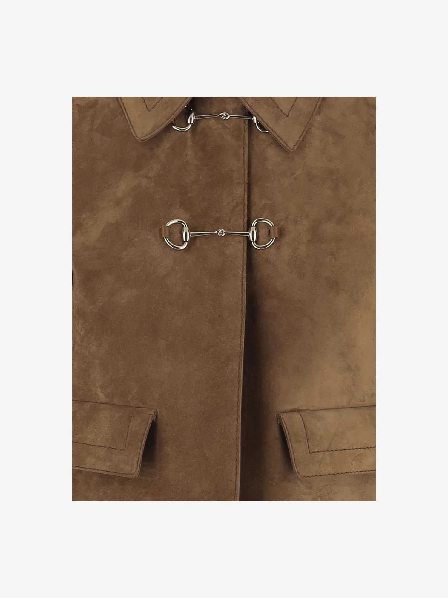 Suede Leather Jacket with Horsebit sold by Lord & Taylor product image thumbnail 2