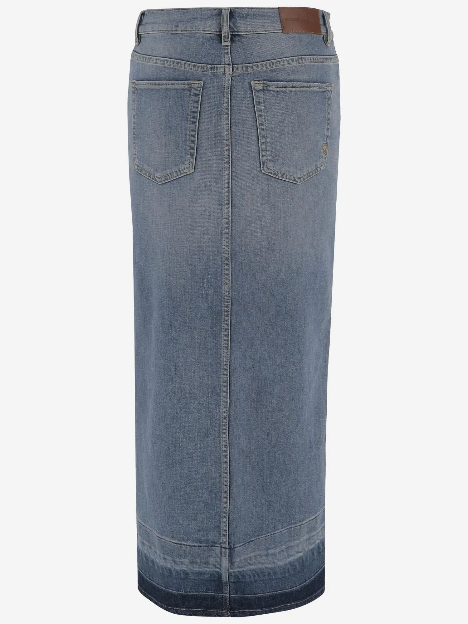 LONG COTTON DENIM SKIRT sold by Lord & Taylor product image thumbnail 3