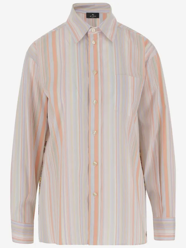 COTTON MON STRIPED PATTERN SHIRT sold by Lord & Taylor