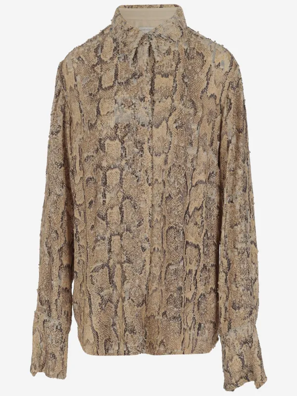 VISCOSE SHIRT WITH PAILLETTES sold by Lord & Taylor