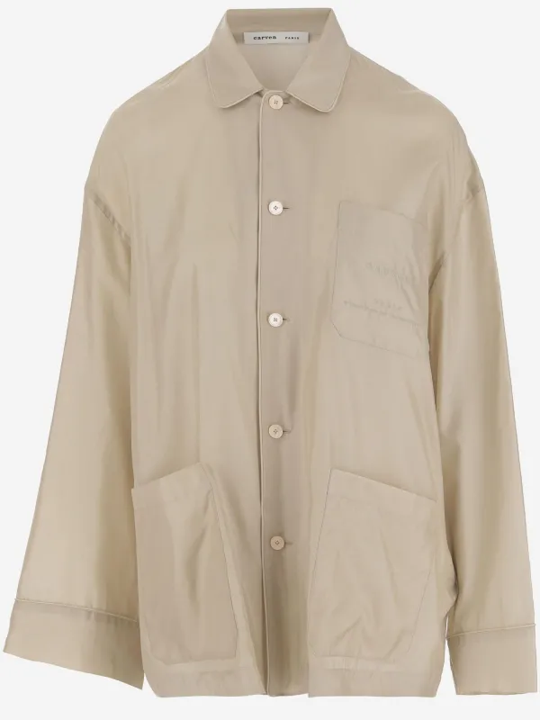 SILK OVERSIZED SHIRT sold by Lord & Taylor