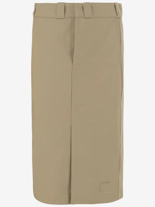 COTTON BLEND MIDI SKIRT sold by Lord & Taylor