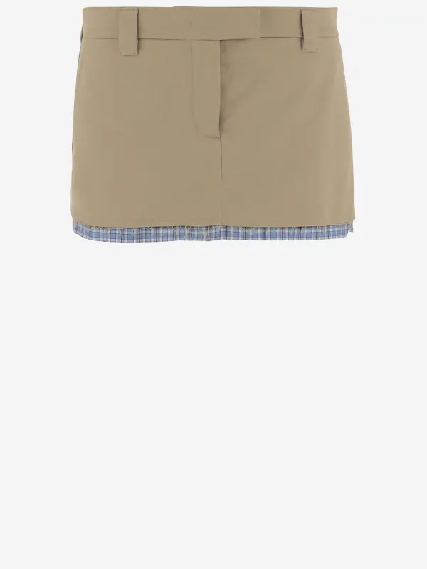 COTTON MINI SKIRT WITH LOGO sold by Lord & Taylor