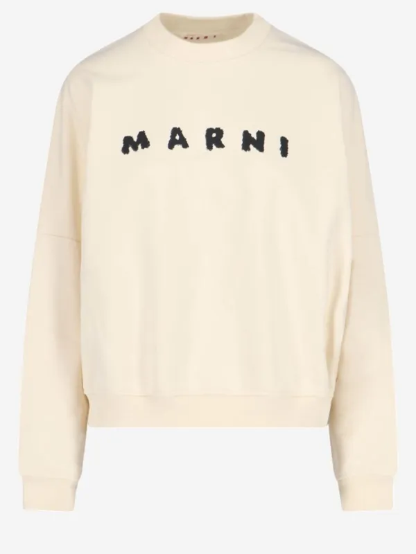 COTTON SWEATSHIRT WITH LOGO PRINT sold by Lord & Taylor