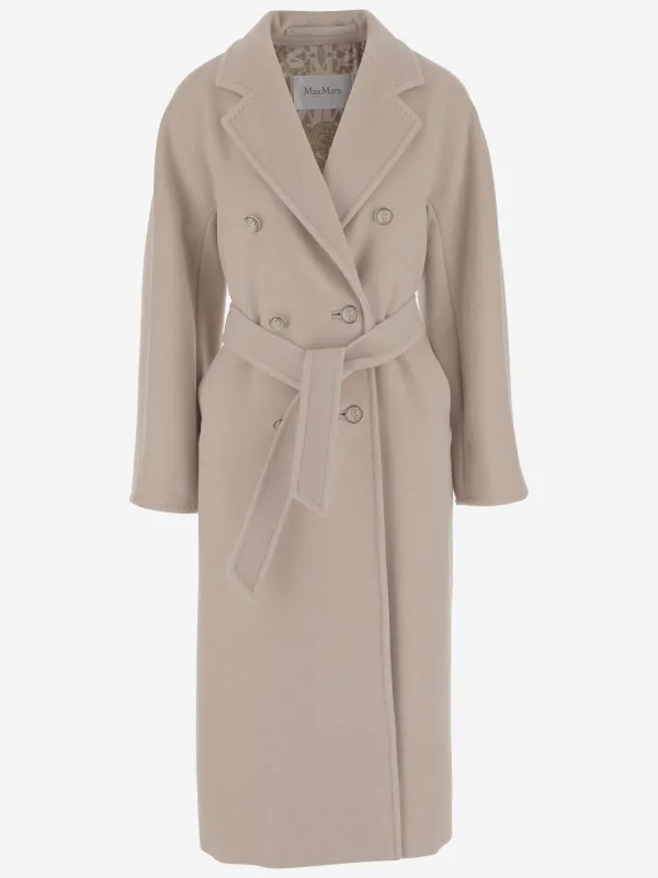 WOOL AND CASHMERE DOUBLE-BREASTED COAT sold by Lord & Taylor