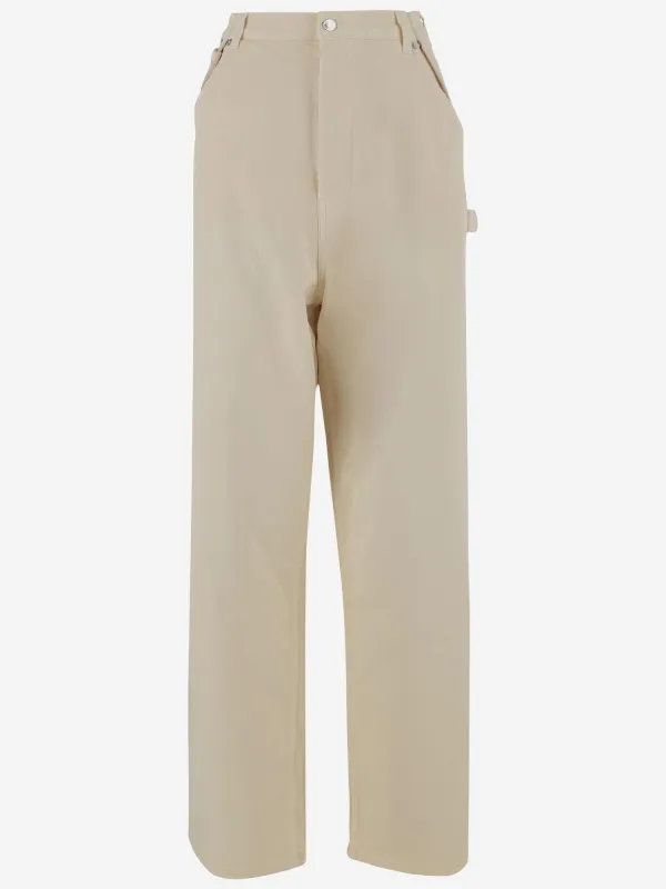 Cotton Pants in Ivory sold by Lord & Taylor