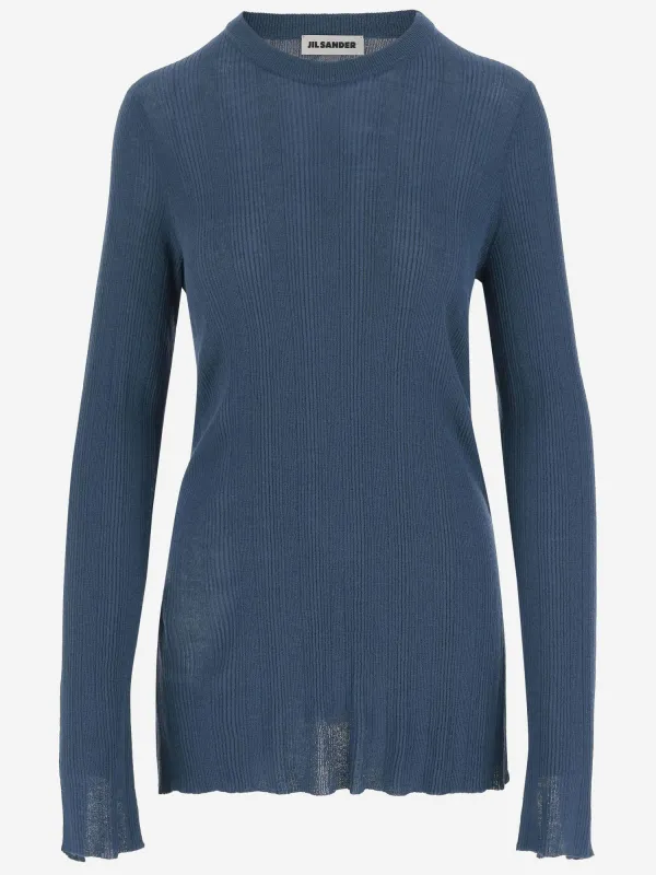 Wool Jersey Sweater made by Jil Sander
