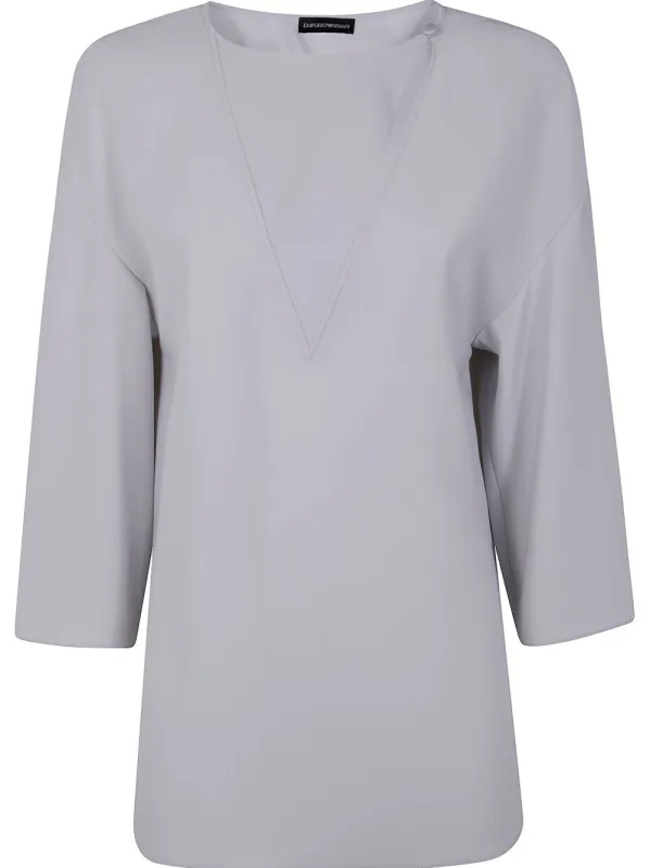 side-slit blouse sold by Lord & Taylor