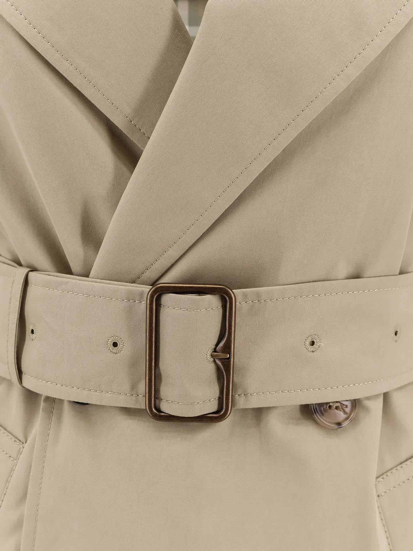 Organic cotton trench with check lining sold by Lord & Taylor product image thumbnail 3