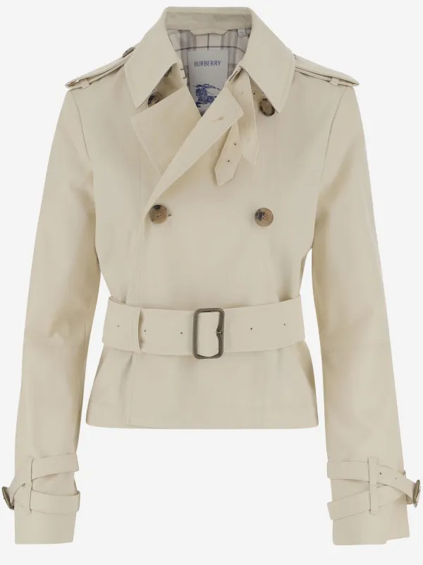 TRENCH CROP CUT AT THE WAIST sold by Lord & Taylor