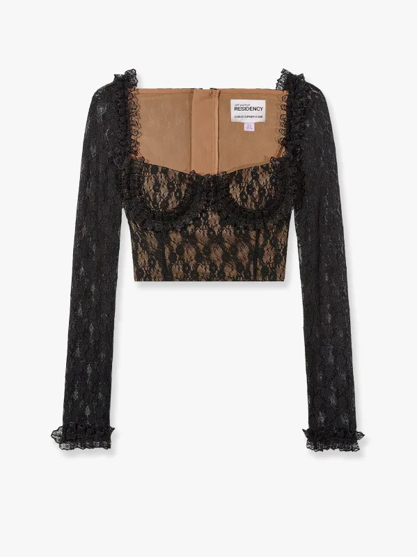 Christopher kane residency lace top sold by Lord & Taylor