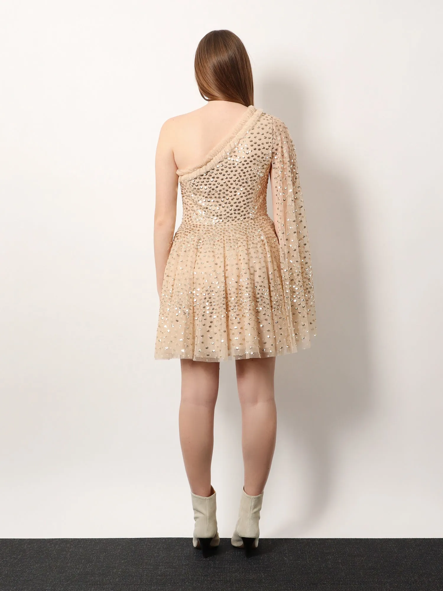 One-Shoulder Mini Dress with Sequins sold by Lord & Taylor product image thumbnail 4