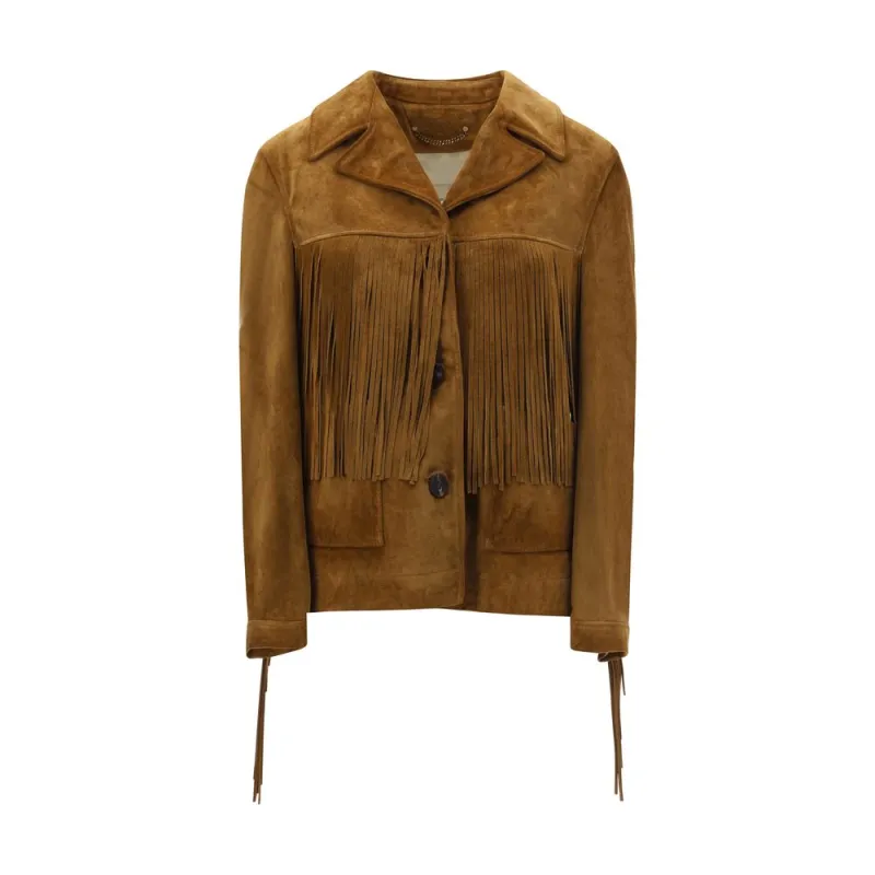 Suede Jacket with fringe sold by Lord & Taylor