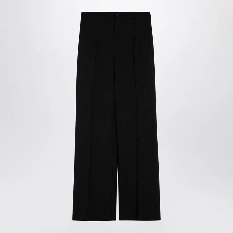Anthracite grey wool palazzo trousers sold by Lord & Taylor