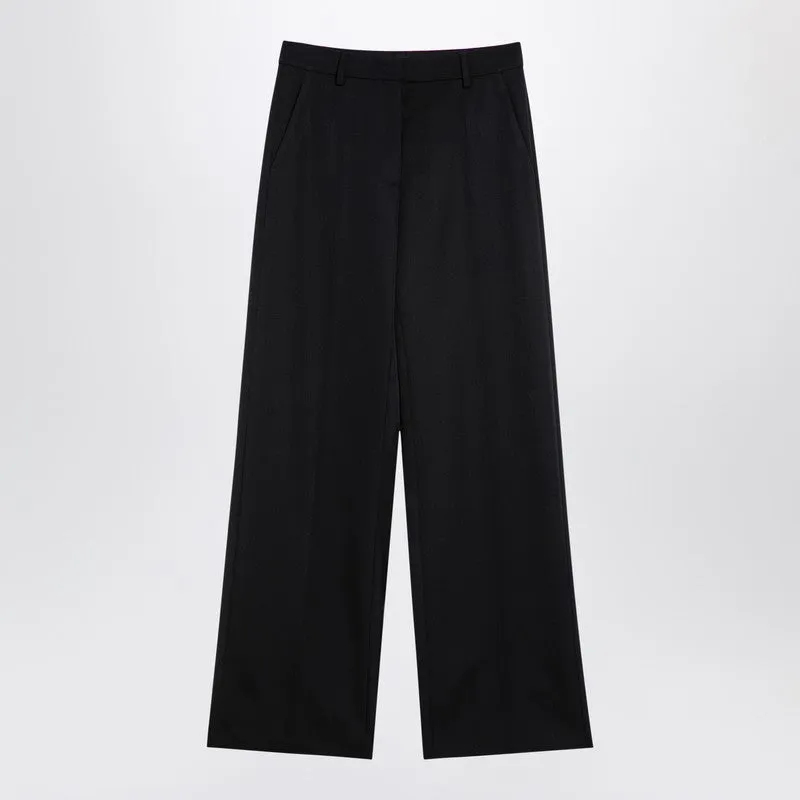 Black wool wide trousers sold by Lord & Taylor