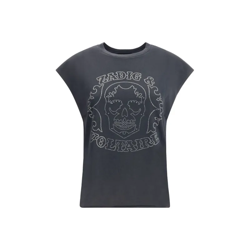 Skull strass T-Shirt made by Zadig & Voltaire