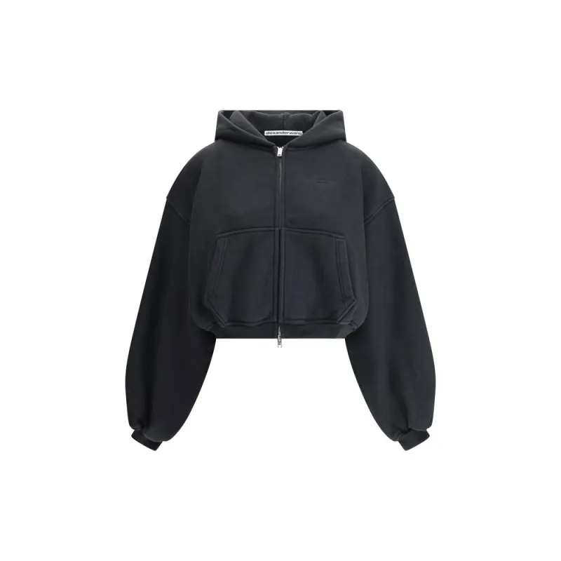 Cropped zip-up Hoodie sold by Lord & Taylor