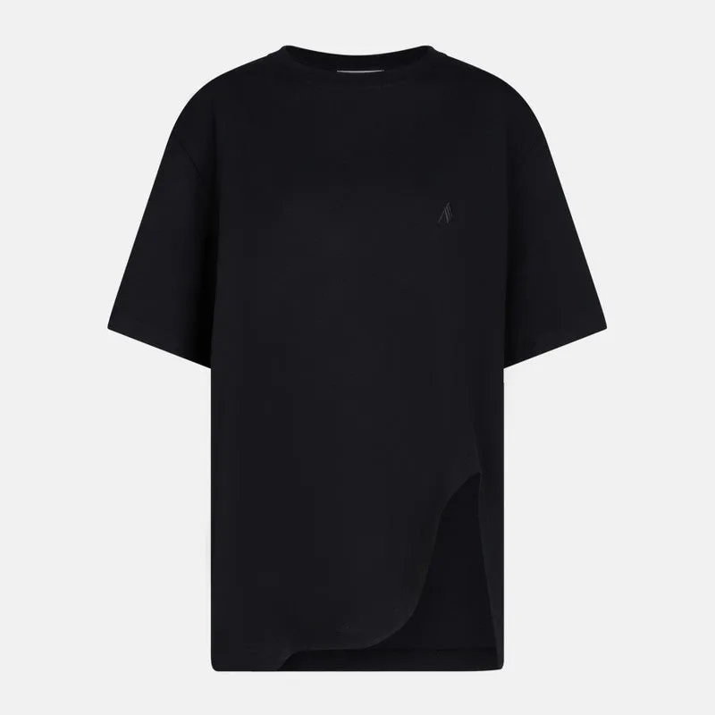 Black cotton T-shirt sold by Lord & Taylor
